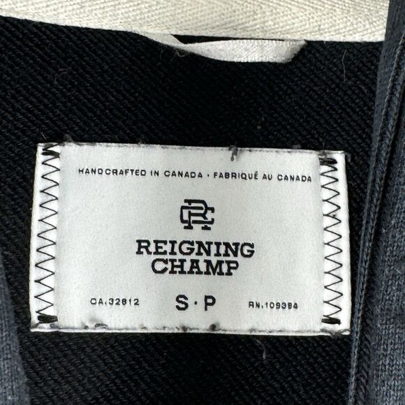 Reigning Champ Pullover Hoodie Men’s Size Small Blue Spell Out Varsity Canada - Picture 4 of 6